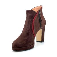 Полусапожки карамельного цвета на высоком каблуке Арт. 53541-0 F.LEONIA ST. T.4069P