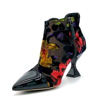 Разноцветные полусапожки на аккуратном каблуке Арт. 53553 F.ROSY ST. T.3688NE