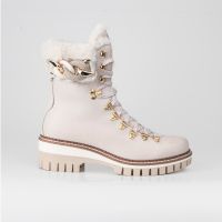 Ботильоны кремового цвета на шнуровке Арт. Anna 2415462/1 OFF-WHITE