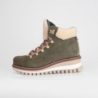 Замшевые ботинки зеленого цвета Арт. SUSANNE eco-montone 2415464E/2 VERDE