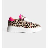 Кроссовки с животным принтом из натуральной кожи Арт. Zoe 2329381/16 animalier MULTICOLOR